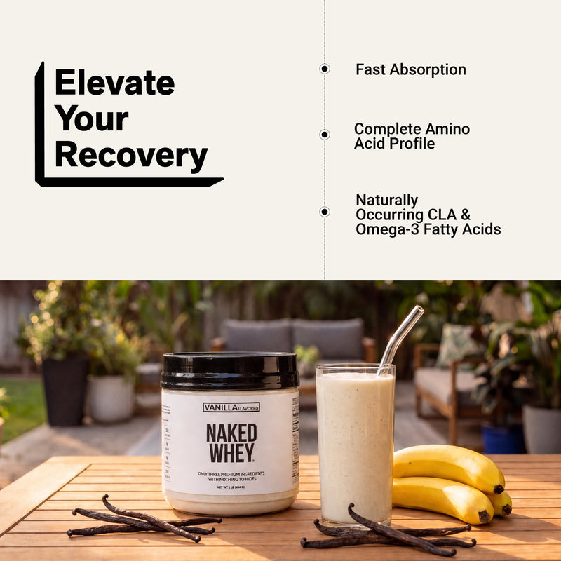 Vanilla Whey Protein Powder 1lb - Vanilla